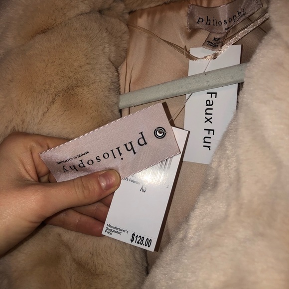 Philosophy Faux Fur Coat - Picture 2 of 4